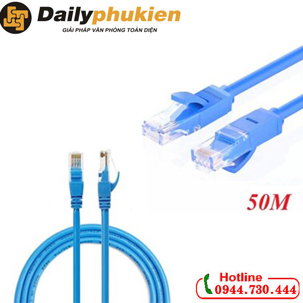 Cáp mạng đúc sẵn Cat6 50m Ugreen 11226