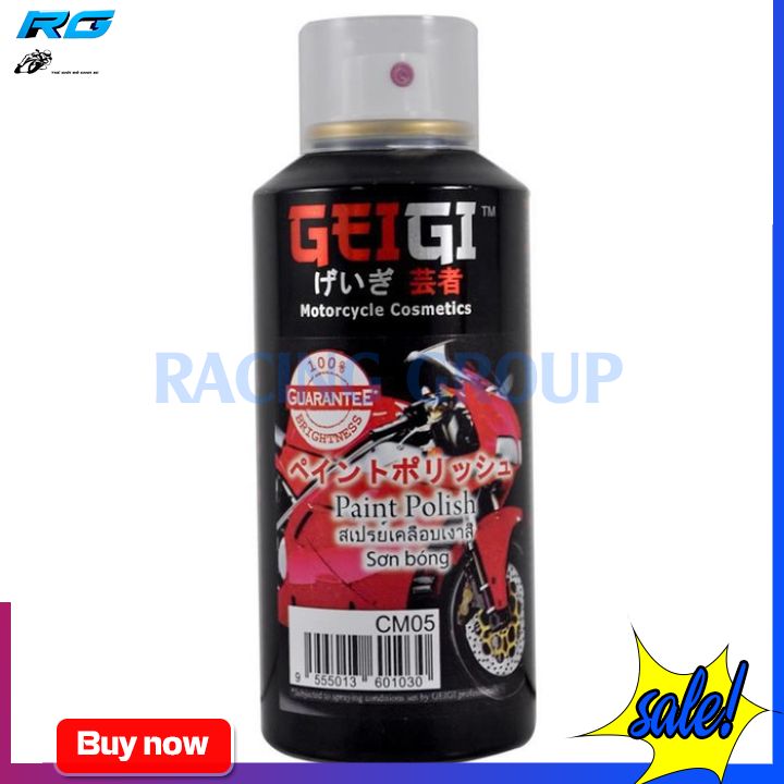 [HCM]Sơn Xịt Đánh Bóng Xe Máy Samurai CM05 - Đánh Bóng Dàn Áo Loại Bỏ Vết xước Nhẹ