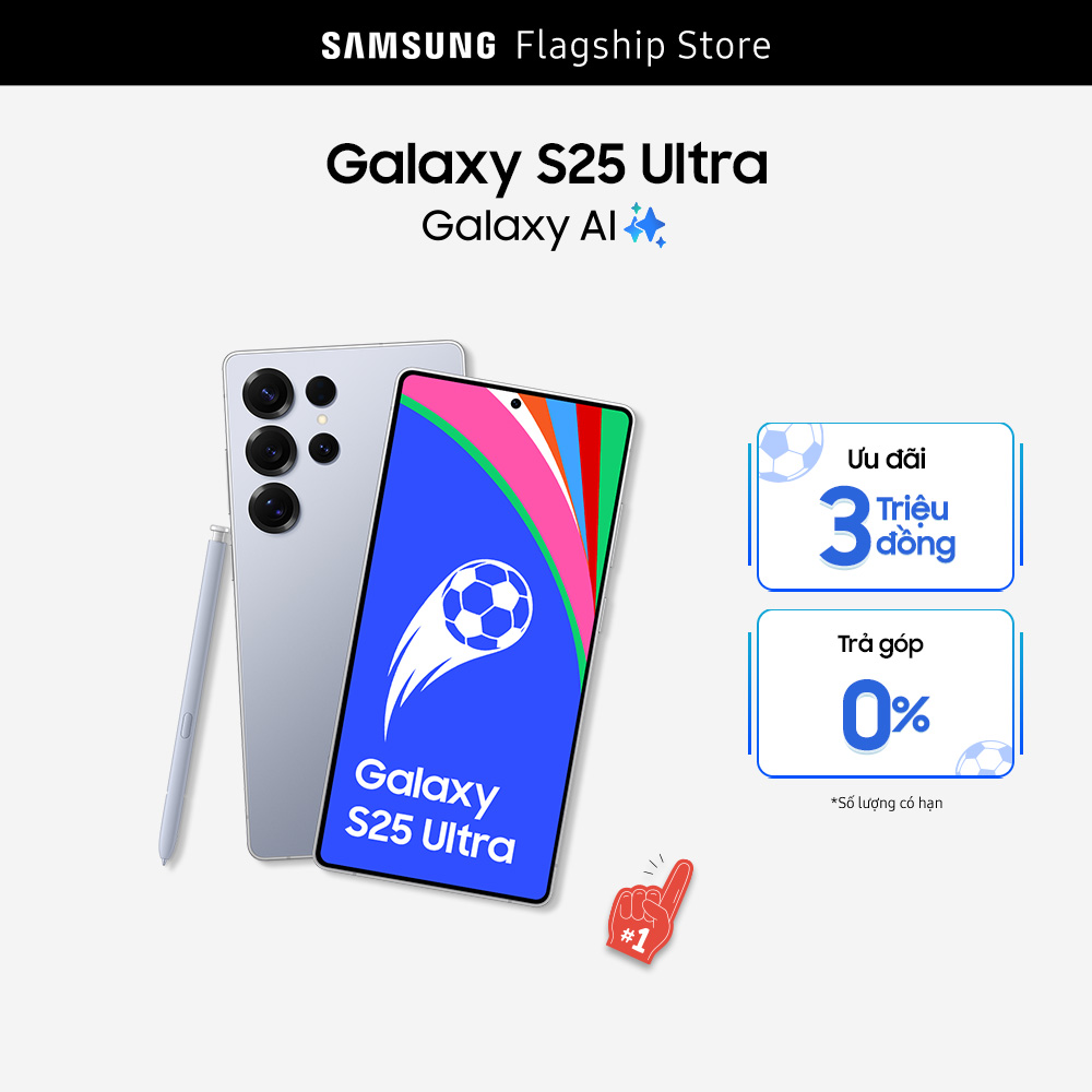 Điện thoại Samsung Galaxy S25 Ultra (256GB | 512GB), Điện thoại AI, Tìm kiếm thông minh, Video camera đêm Nightography, S Pen đa nhiệm