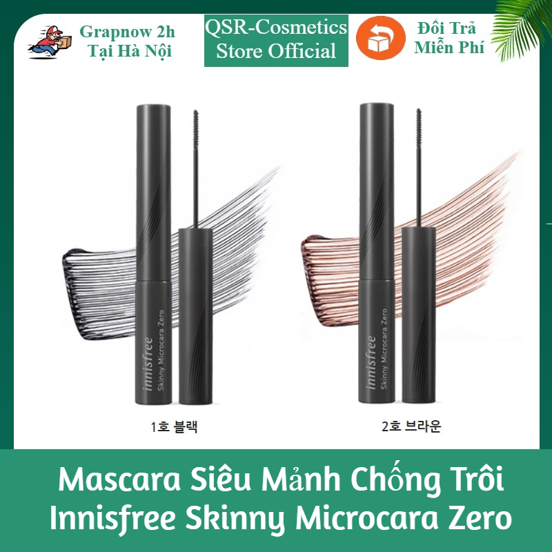 Mascara Siêu Mảnh Chống Trôi Innisfree Skinny Microcara Zero