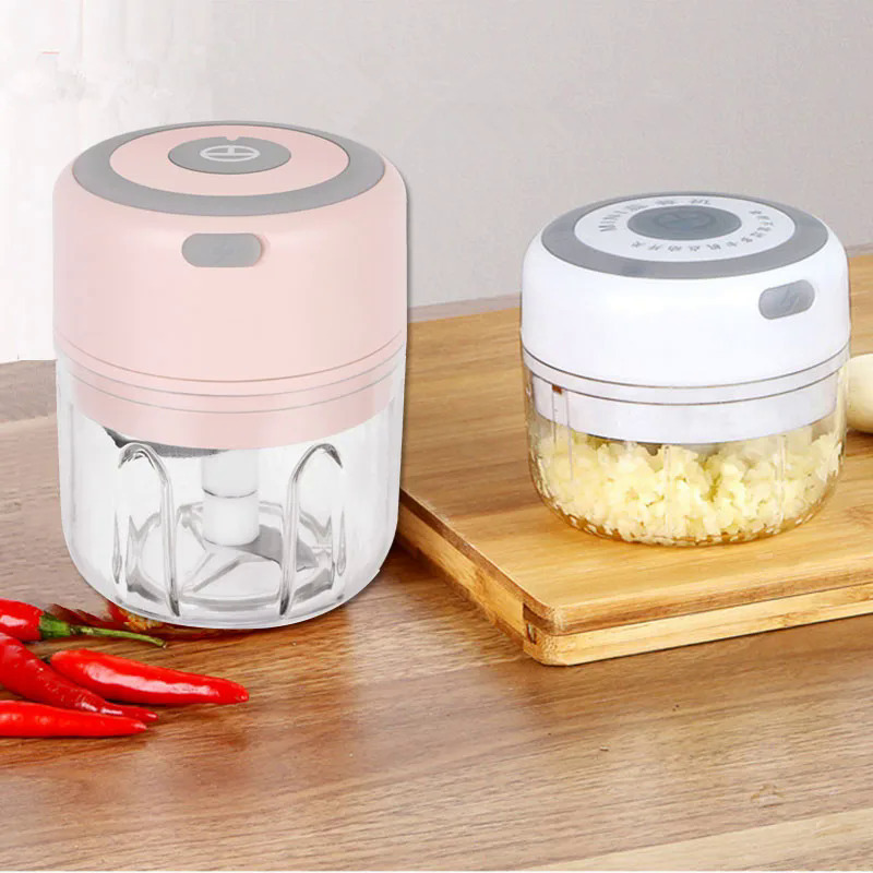Thực Phẩm Điện Chopper 100250Ml Mini USB Không Dây Điện Tỏi Masher USB Tỏi Masher Nhà Bếp Trái Cây Rau Tiện Ích Công Cụ