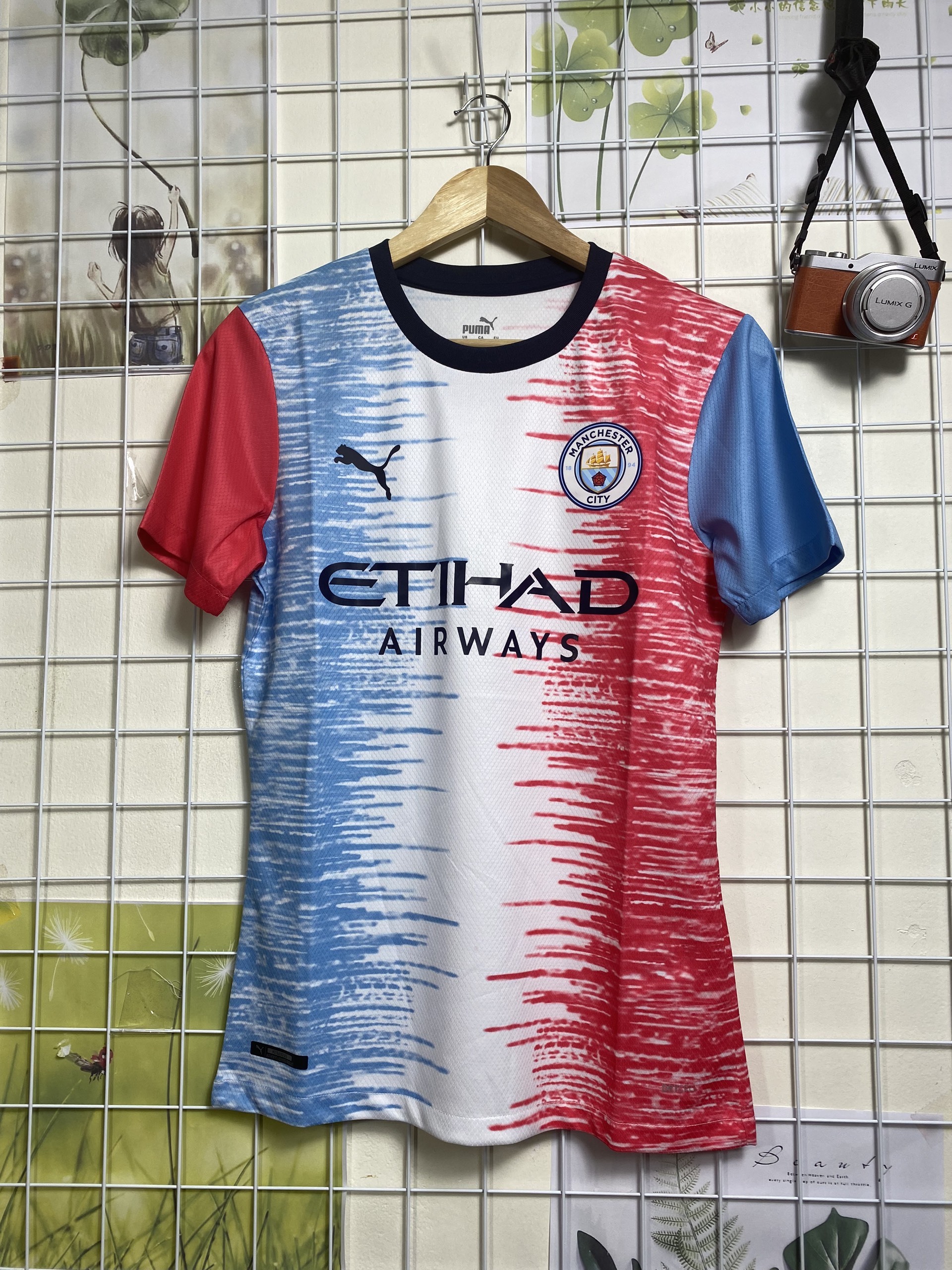 Áo player clb manchester city - vải gai thái chuẩn thi đấu