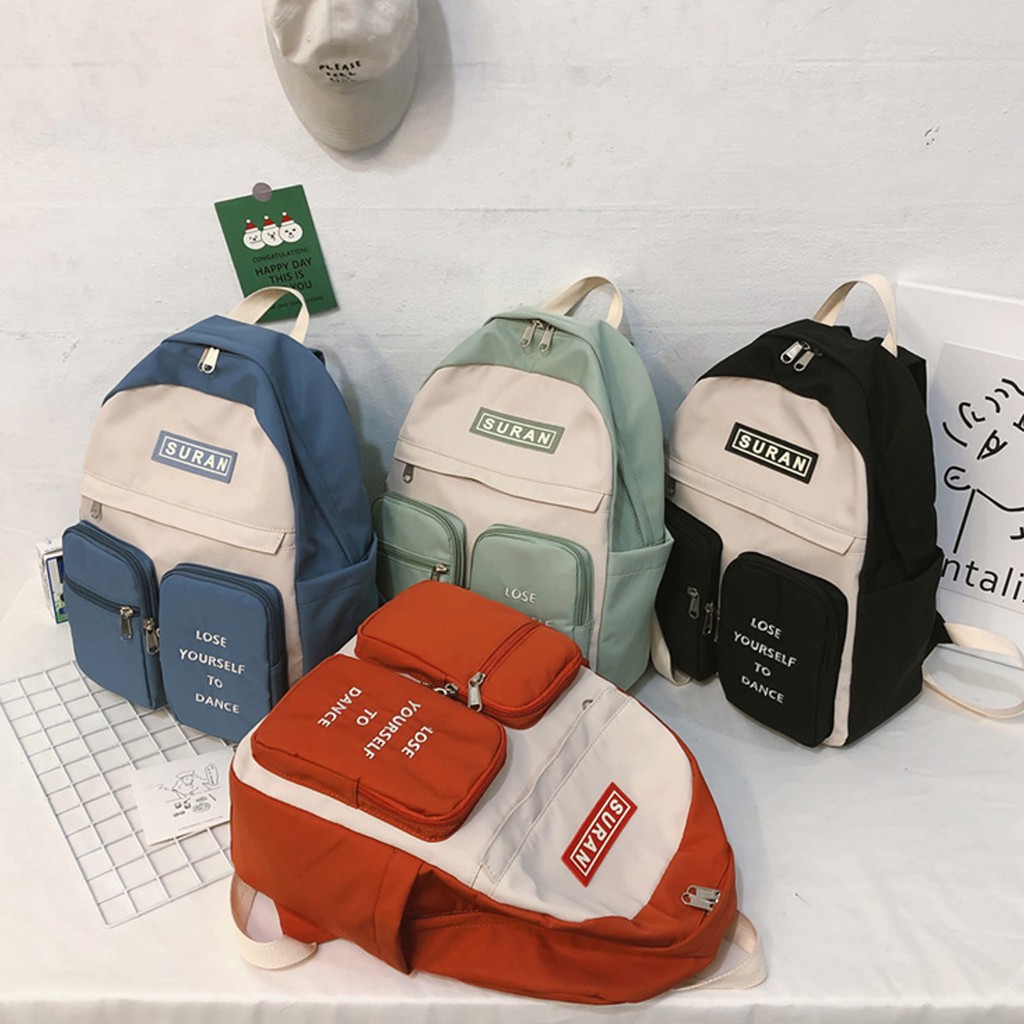 Balo nữ sinh Suran (EP24) phong cách Hàn Quốc, balo học sinh sinh viên