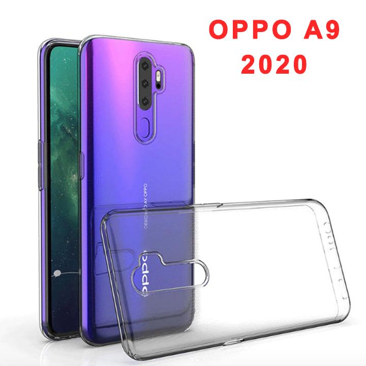 Ốp lưng dẻo silicon trong suốt oppo a9 2020