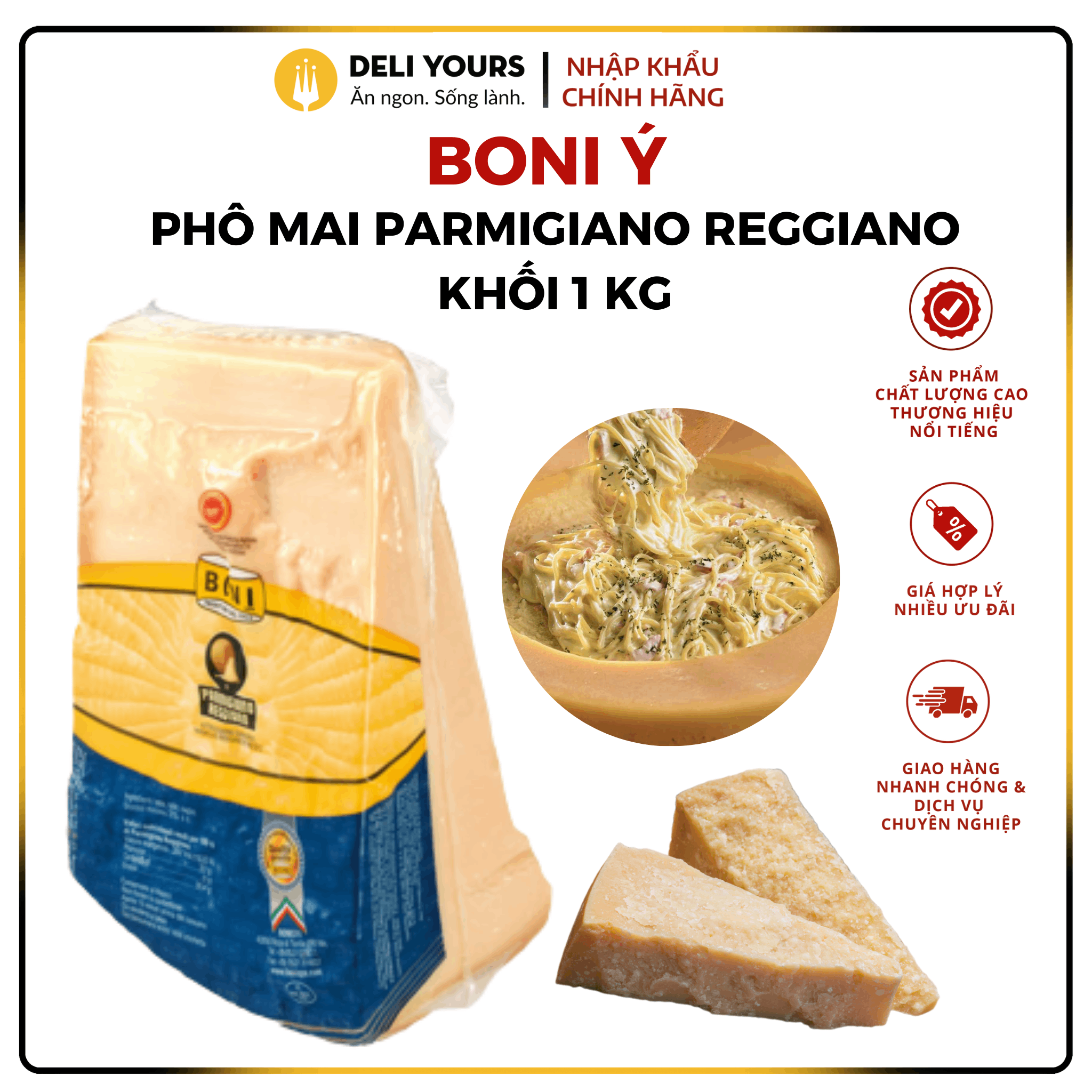 Phô Mai Parmigiano Reggiano 16 Tháng khoảng 1kg Nhập Khẩu Chính Hãng [NHẬP KHẨU Ý] chất lượng cao| Deli Yours  - CHỈ ÁP DỤNG GIAO HÀNG HỎA TỐC