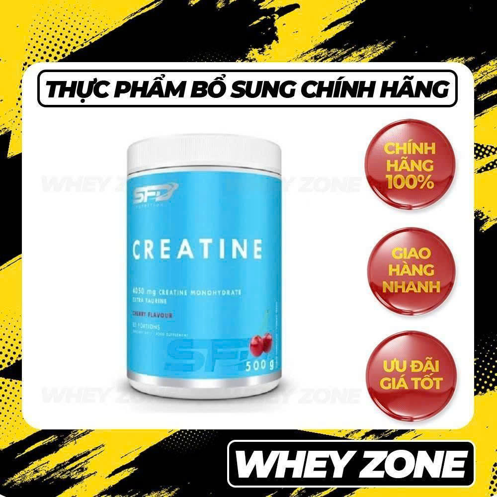 SFD Nutrition Creatine 500g - Bột Dễ Hòa Tan Tăng Sức Mạnh Cơ Bắp