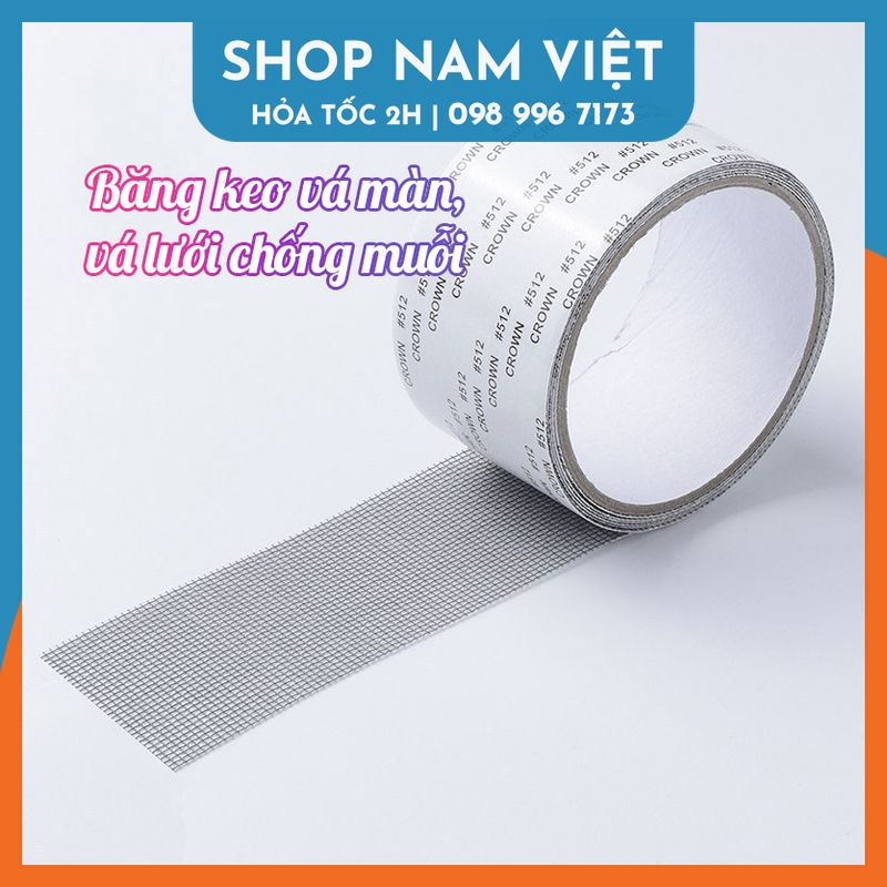Băng keo lưới vá màn chống muỗi, vá lưới