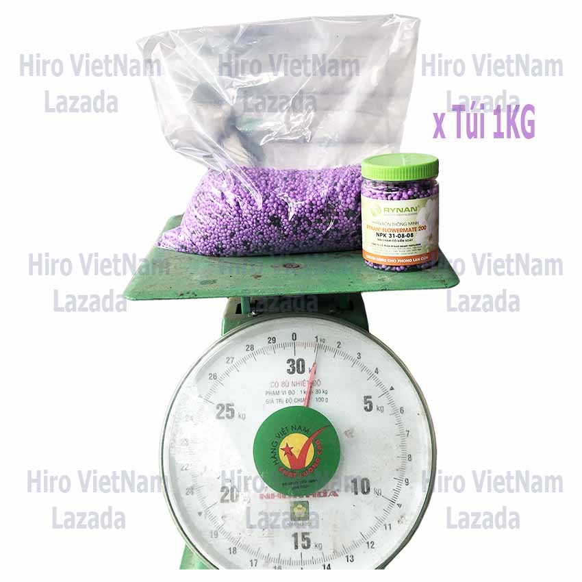 Phân Bón Tan Chậm Rynan Flowermate 200 (Túi 1KG) cho phong lan giai đoạn cây con nảy chồi ra lá vượt ngọn (MỚI)