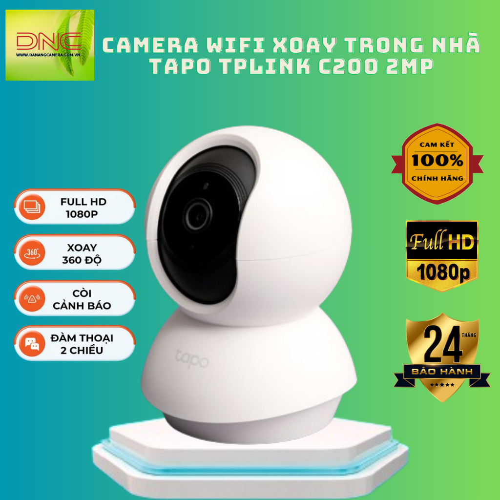Camera Wifi TP-Link Tapo C200 Full HD 1080P phiên bản 2024
