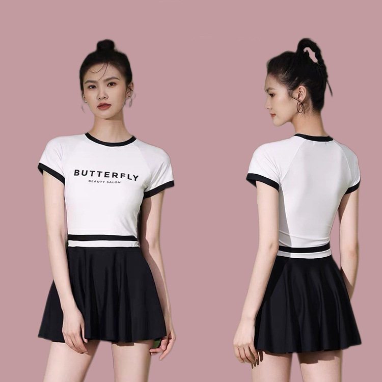 Bộ đồ bơi nữ liền mảnh dáng váy tôn dáng chất thun đẹp
