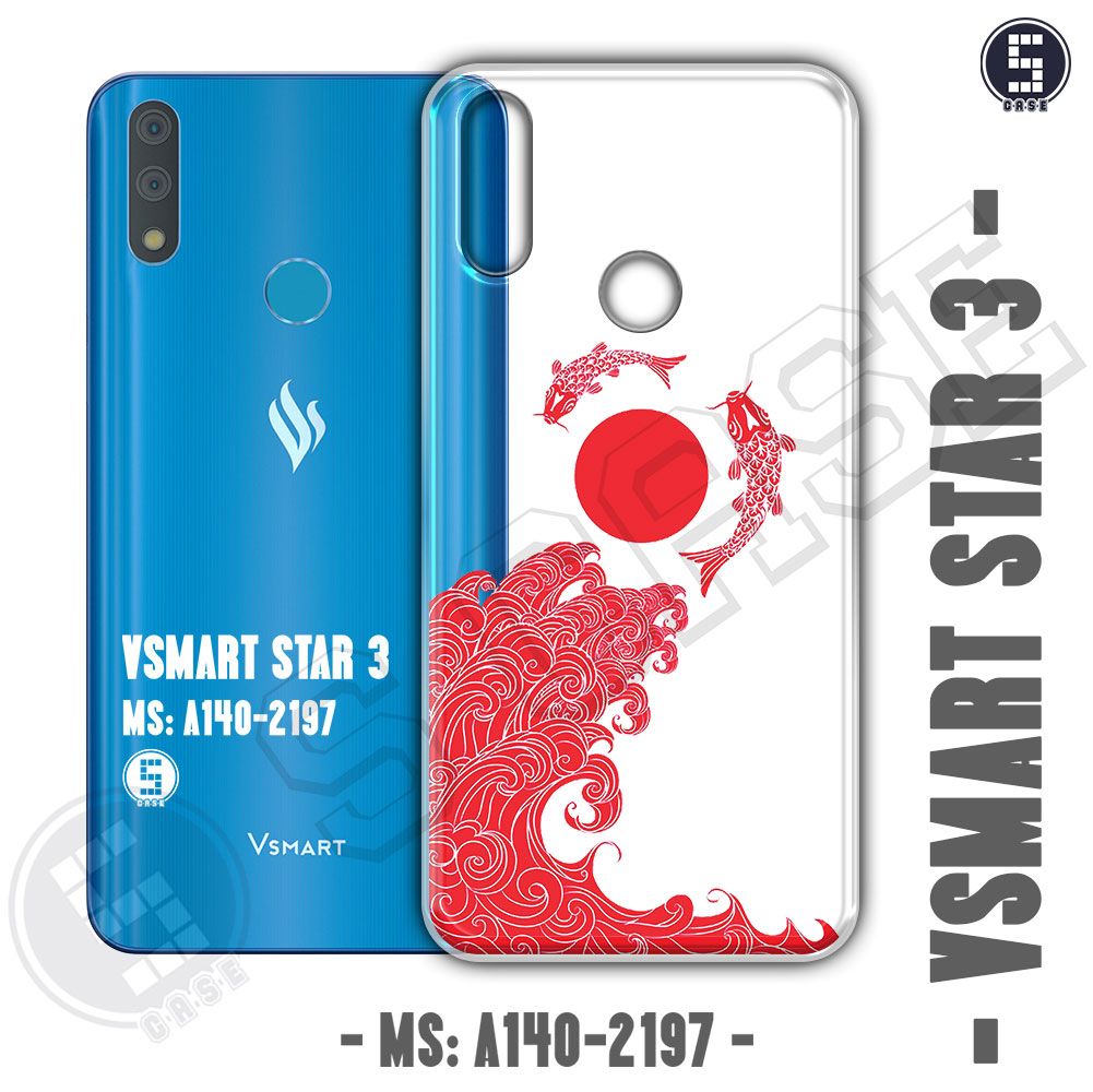 Ốp cho vsmart star 3 hình sóng nhật a140-2197