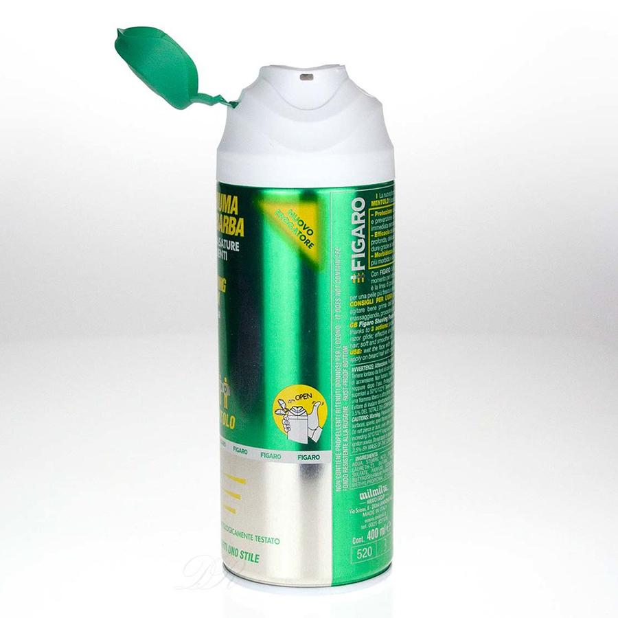 Bọt cạo râu hương bạc hà Figaro Methol 400ml