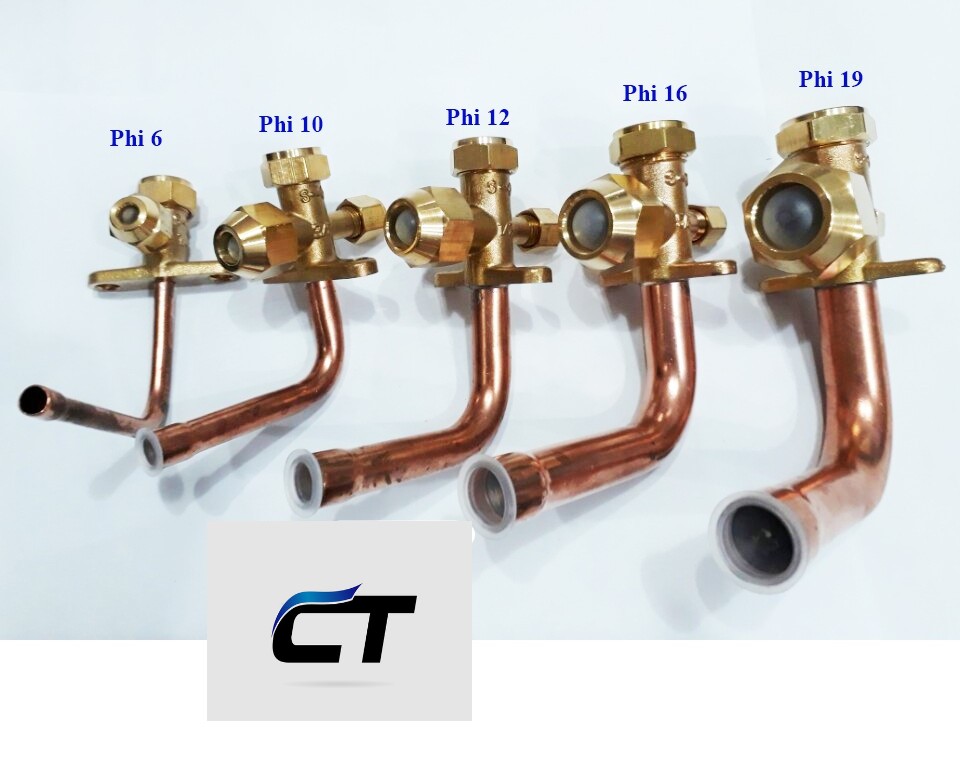 Van khóa cục nóng điều hòa - máy lạnh