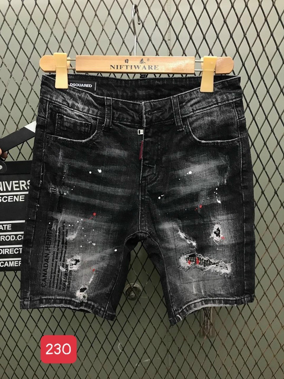 Quần short jean nam cào xước vảy sơn cao cấp, chất liệu mềm mịn, dày dặn, co giãn tốt,chuẩn men siêu rẻ và đẹp (size 28-34) KINGSHOPPS SJN40