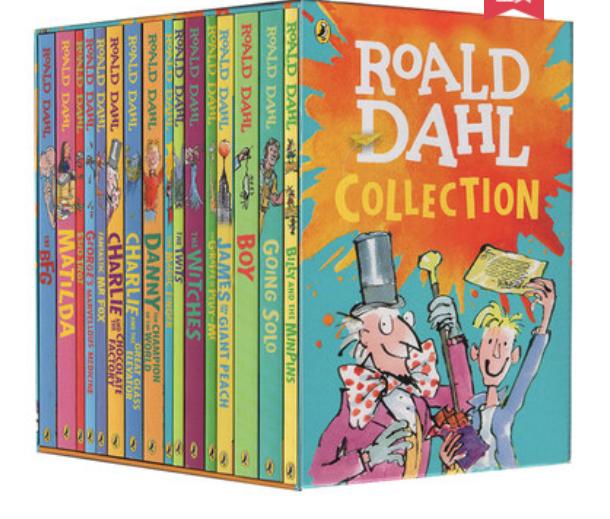 Đồ chơi - bộ nhập nhập khẩu 20c - roald dahl collection - có hộp đựng