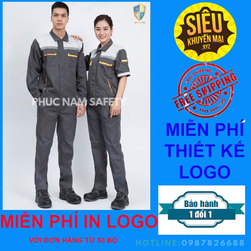 Quần áo bảo hộ lao động PN09, quần áo bảo hộ lao động cao cấp, quần áo bảo hộ vải Pangrim cao cấp, quần áo bảo hộ lao động, đồng phục công nhân, đồng phục kỹ sư, đồng phục công ty, bảo hộ lao động Phúc Nam