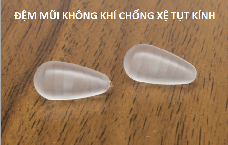 Đệm mũi không khí chống xệ tụt kính, giảm áp lực lên sống mũi (1 cặp)