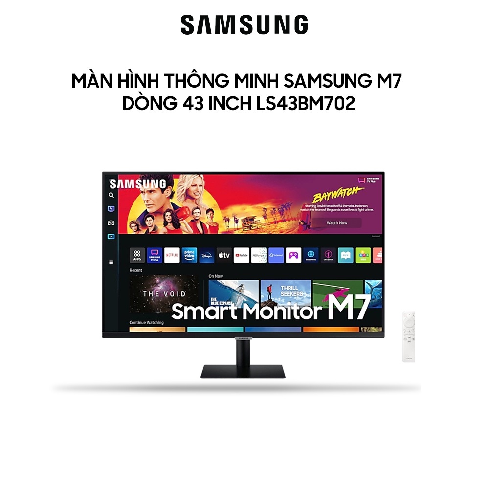 Màn hình thông minh samsung m7 43 inch 4k ls43bm702uexxv - hàng chính hãng