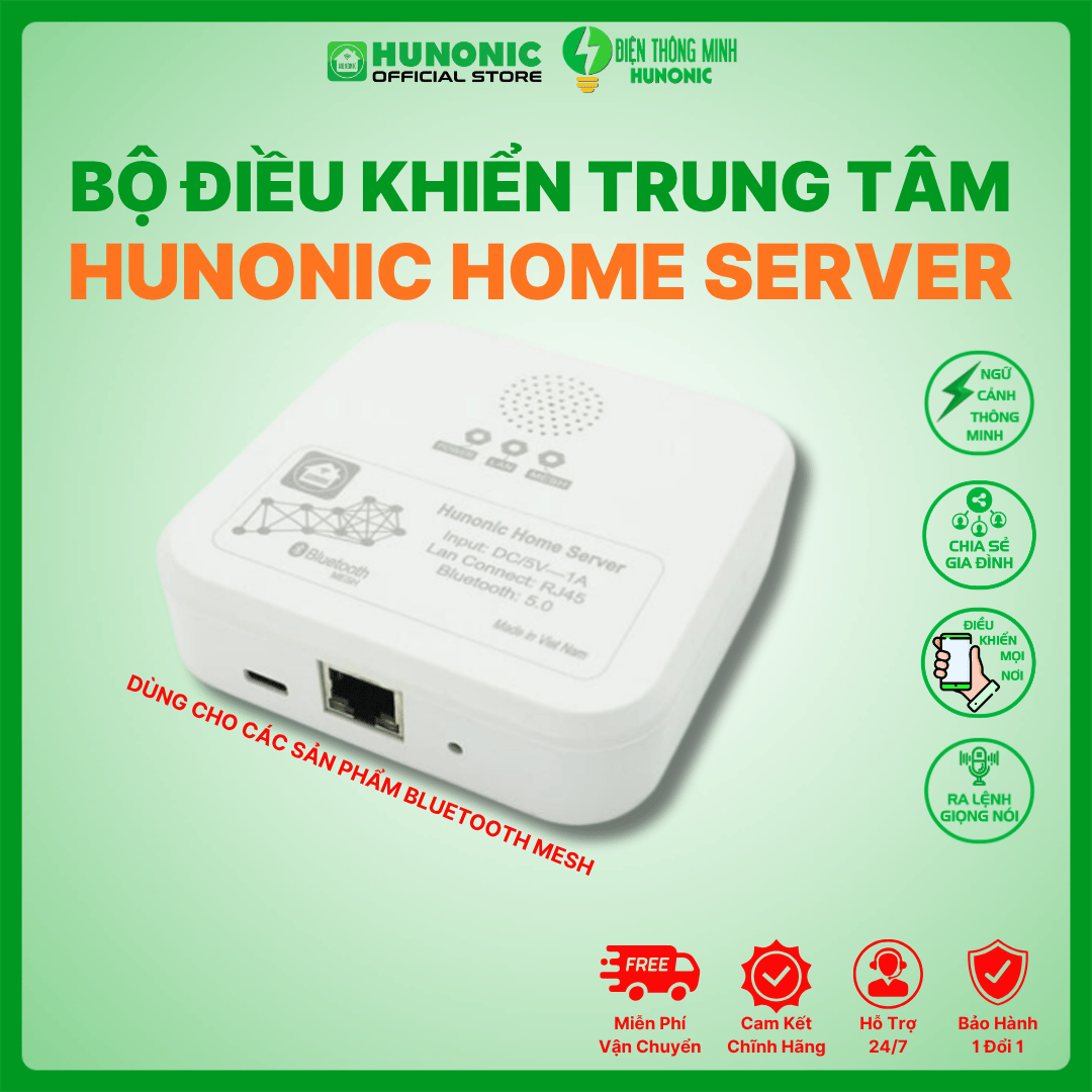Bộ Điều Khiển Trung Tâm Hunonic Home Server