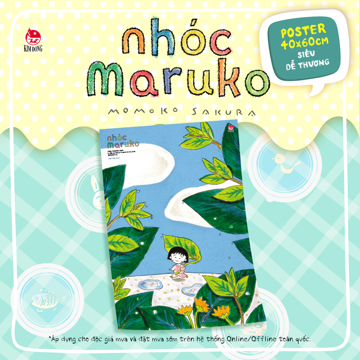 Truyện tranh - nhóc maruko tập 1 2 3 4 5 full quà kèm poster - kim đồng