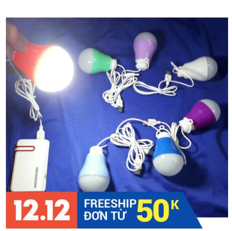[HCM]ĐÈN TRÒN LED USB 5W (LED BULB)