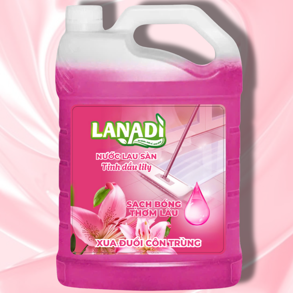 Lanadi Floor Cleaner Repels Insects Can 3.8kg Clean, Shiny, Long-Lasting Fragrance - 6