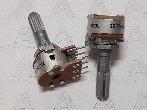 Chiết áp ALPS 100K kép HC-22 (RK-117