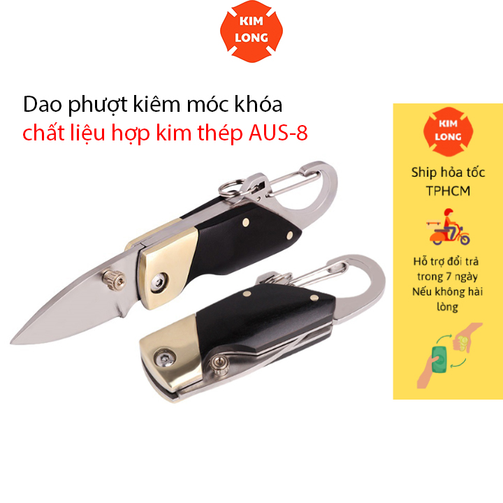 Dao gọt trái cây dã ngoại kiêm móc khóa mã 5468 phù hợp du lịch cắm trại