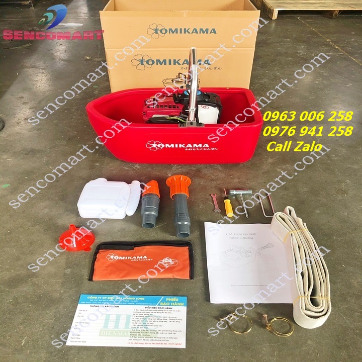 Máy bơm thuyền tomikama hlc35 - có lực đẩy nước từ 18 đến 25m nhiều ưu điểm vượt trộigía tốt