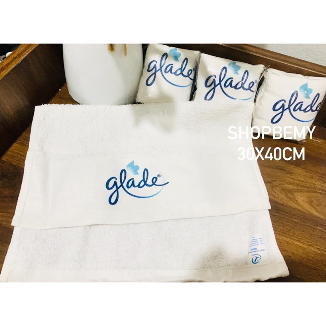 Khăn mặt 100% cotton Glade kích thước 27x35 cm -Hàng tặng
