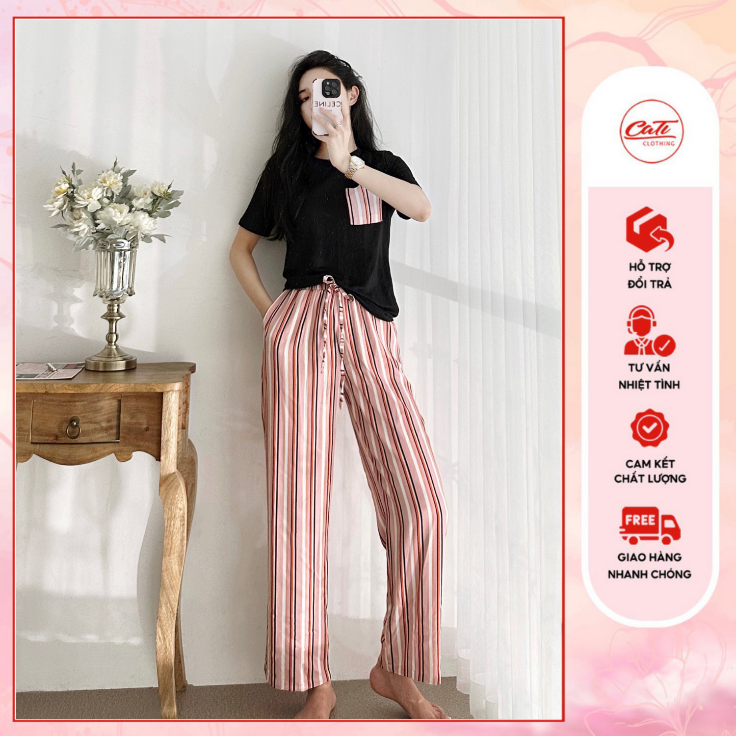 CATI Set bộ lanh thần thánh mát lịm tim