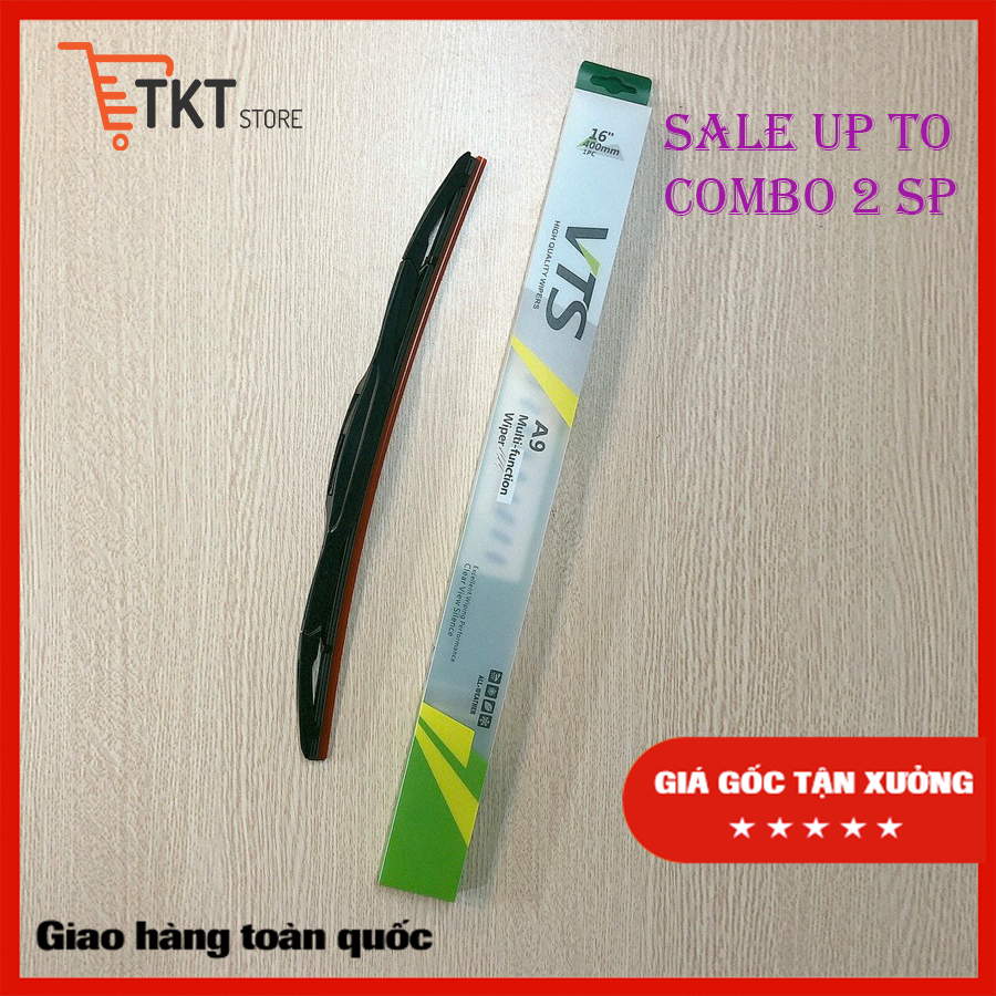 Gạt mưa 3 khúc VTS A9 lưỡi Silicon - Đủ Size 14-26 / Gạt mưa ô tô 3 khúc A9 lưỡi Silicon