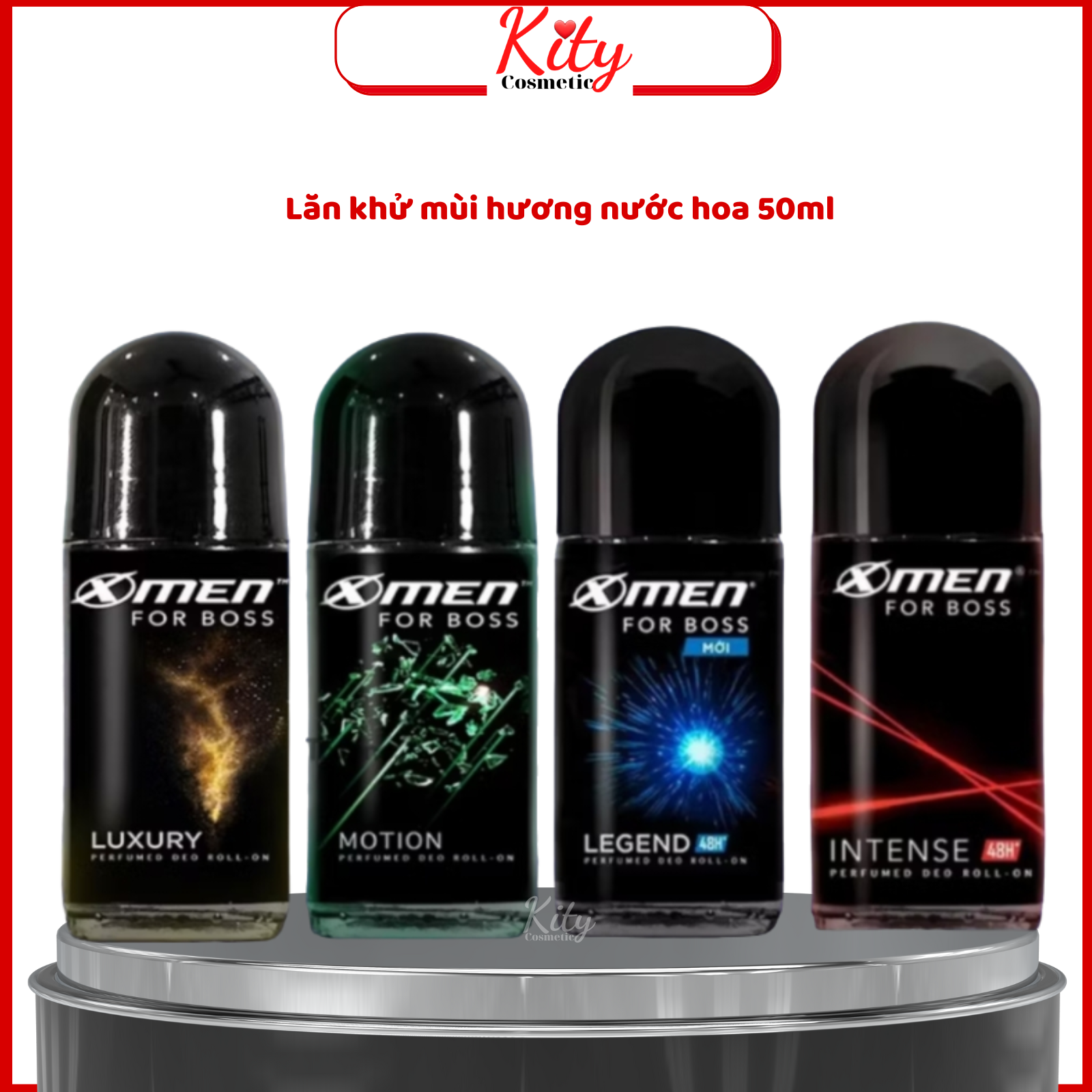 [HCM]Lăn khử mùi xmen for boss luxury Motion intense LENGEND 50ml