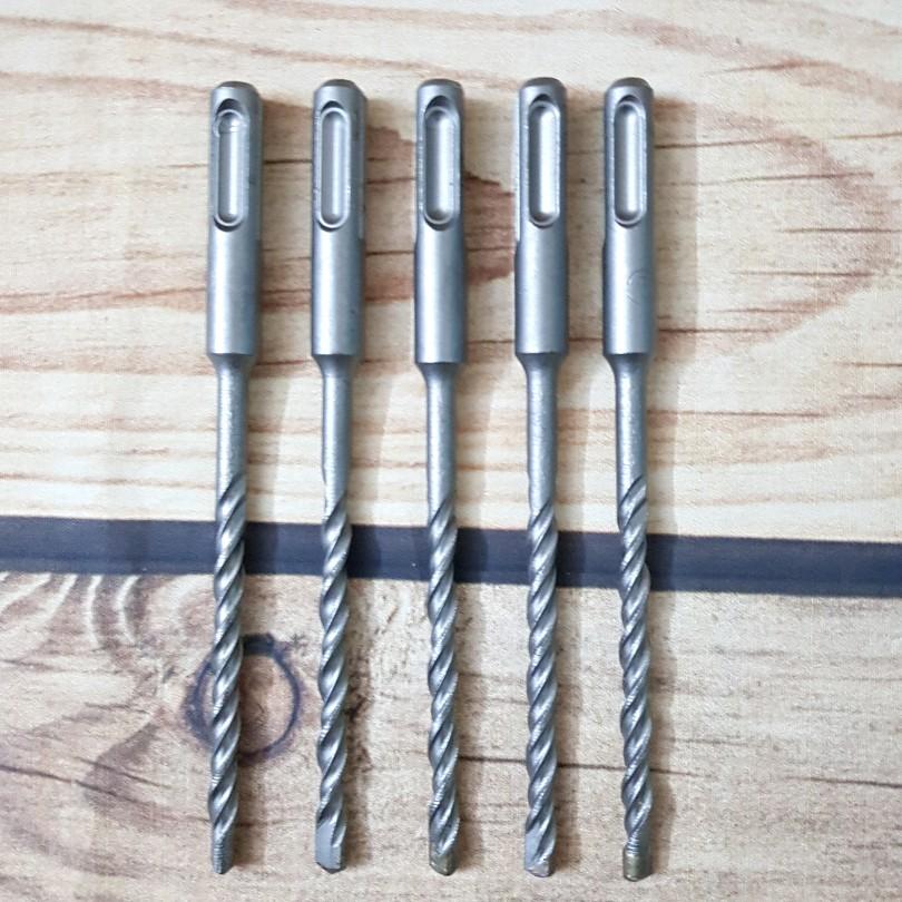 BỘ 5 MŨI KHOAN BÊ TÔNG DÀI 160MM CHUYÊN DỤNG 6 8 10 12 14MM