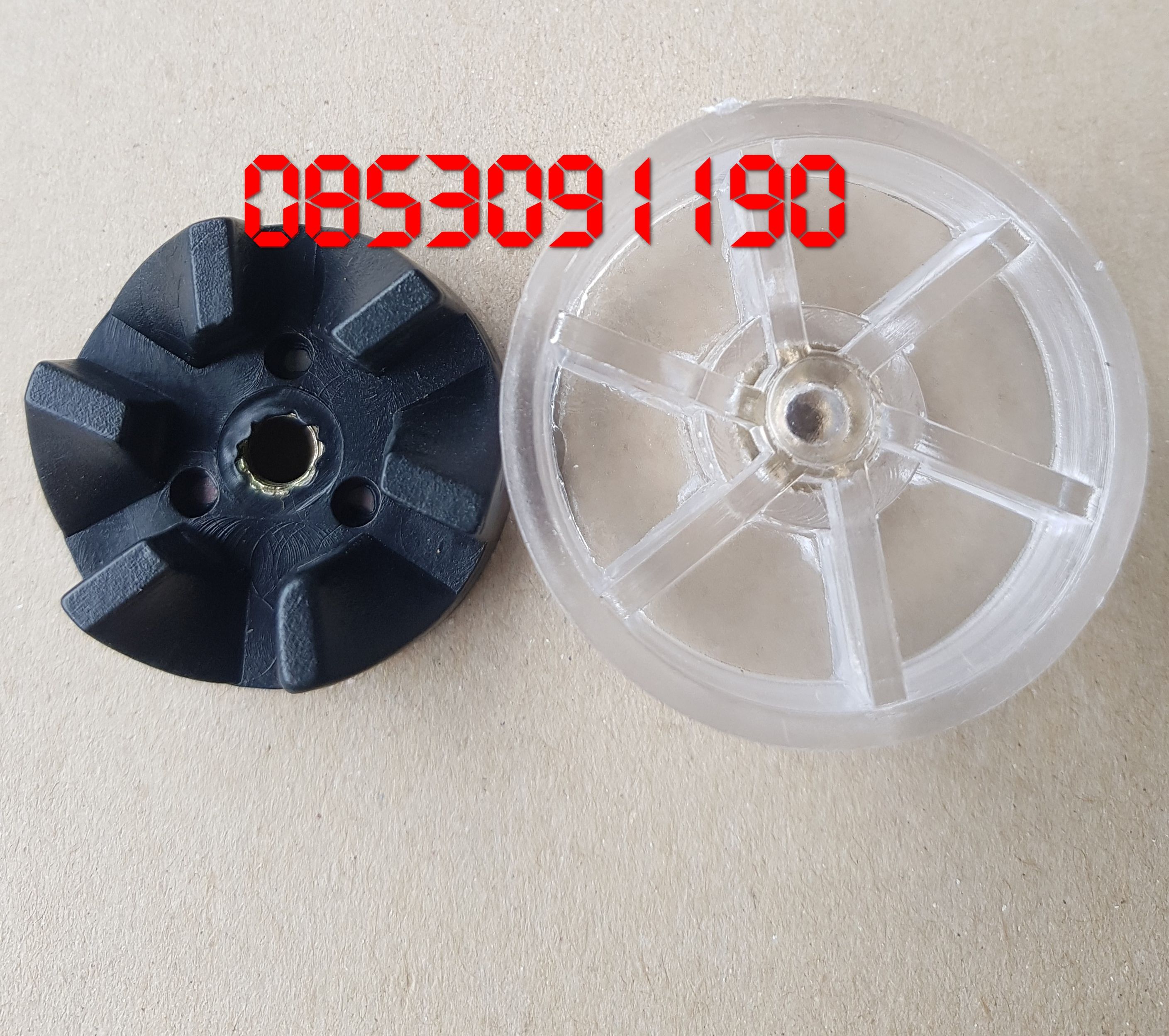 Vấu cao su - Bánh răng gắn động cơ máy xay BlueStone BLB 5335, 5329,  5327 hàng gia công thay thế