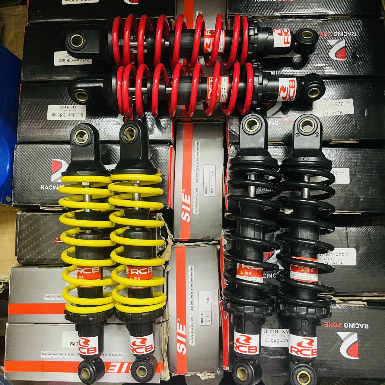 Phuộc RCB gắn xe sirius taurus max cub jupiter