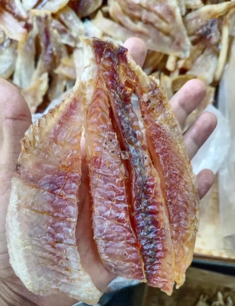 Khô cá điêu hồng lóc xương không tẩm ướp gia vị - thịt dày - mềm ngon tuyệt