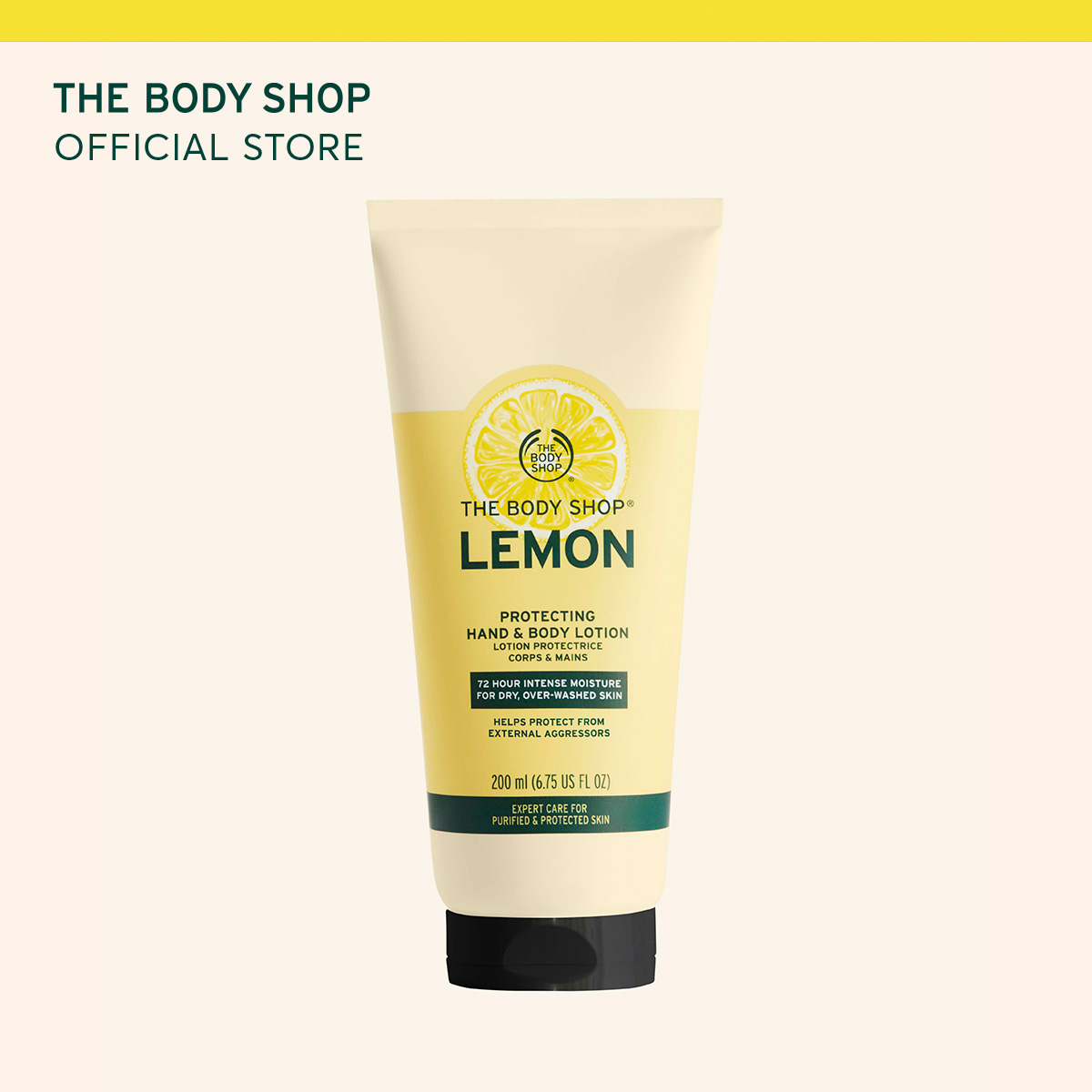 [HSD 11/2024] Dưỡng Thể Bảo Vệ Da Và Tay The Body Shop Lemon Protecting Hand & Body Lotion 200ML
