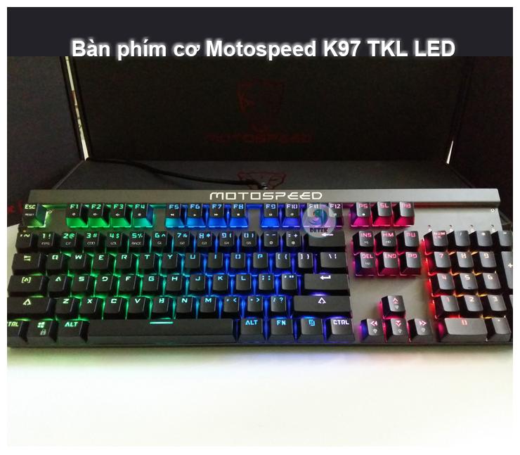 Bàn phím cơ Motospeed K97 TKL LED Blacklight Gaming Keyboard