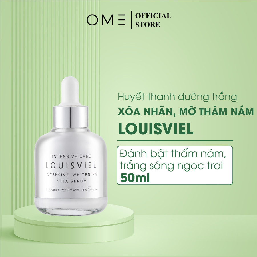 Huyết Thanh Dưỡng Trắng Xóa Tàn Nhang Mờ Thâm Nám Intensive Whitening Vita SerumLouisViel 50ml