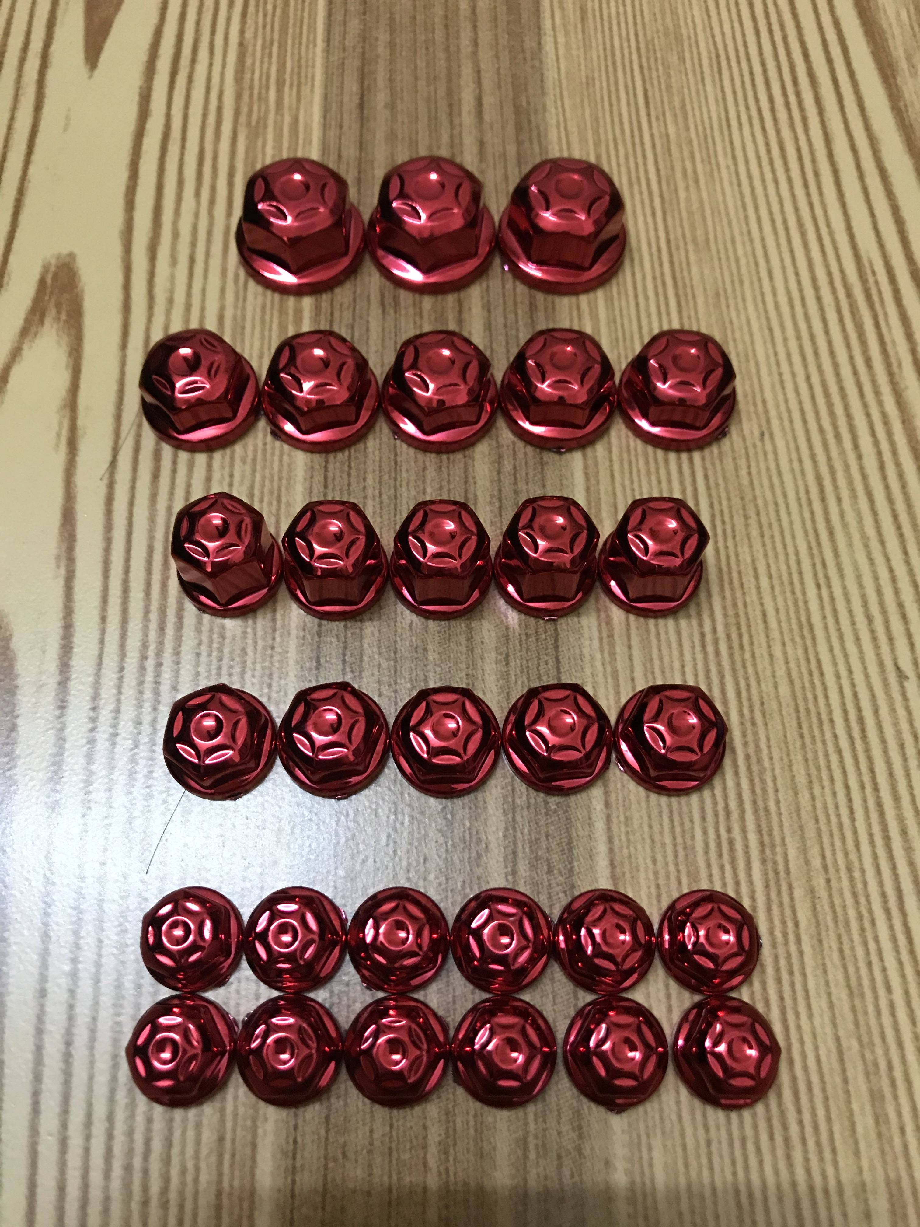 [HCM]Bô Chụp ốc màu -1 bộ 30 con ( màu đỏ )