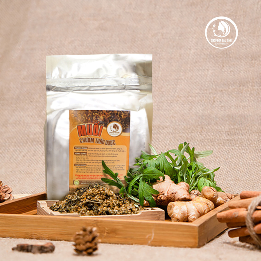 Muối thảo dược quấn bụng, giảm eo 1KG