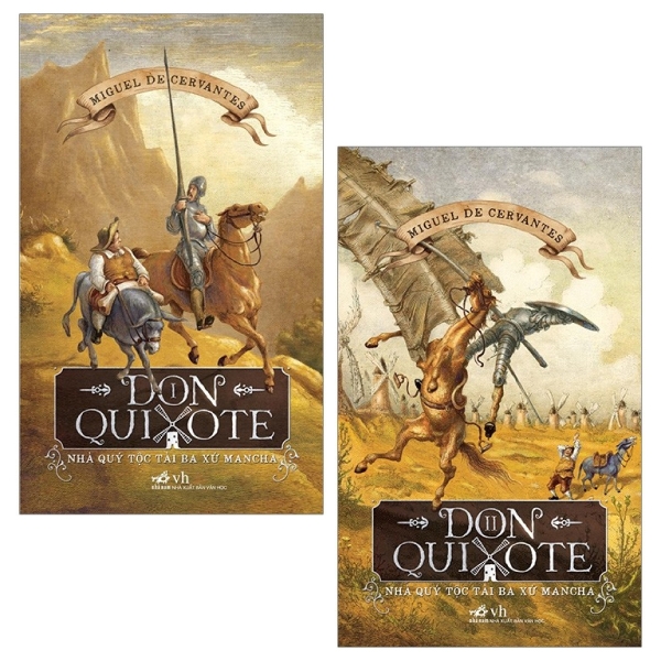 Fahasa - combo sách hay don quixote - nhà quý tộc tài ba xứ mancha - tập 1 và 2