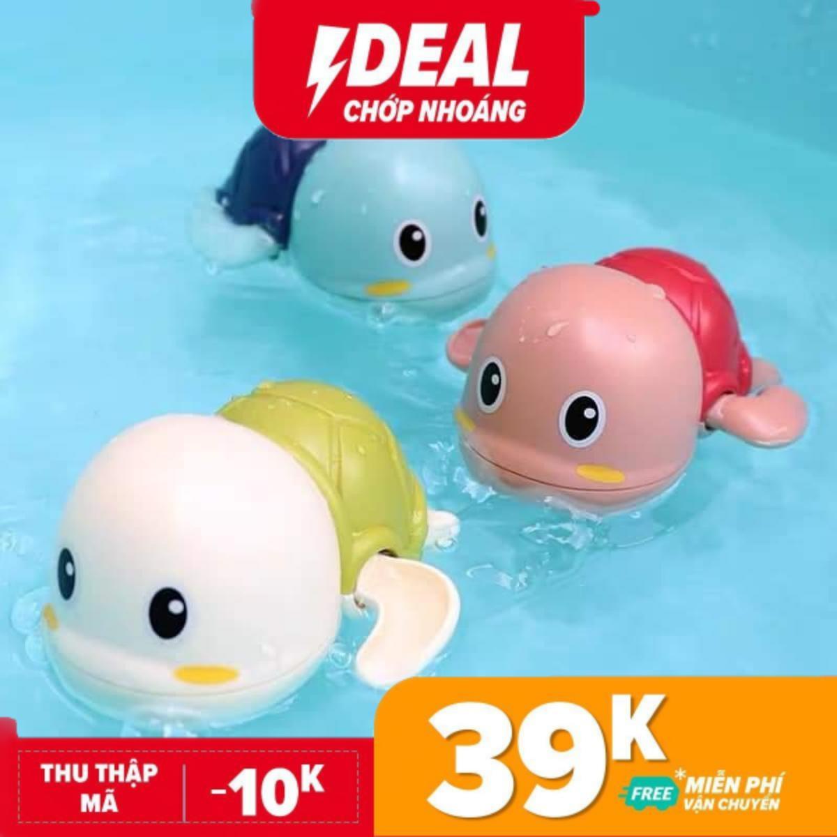 [Siêu rẻ]  Combo 3 Chú Rùa Bơi Lội Vặn Cót - Set 3 Chú Rùa Đồ Chơi Nhà Tắm Cho Bé- rùa bơi nhà tắm - Niki Store