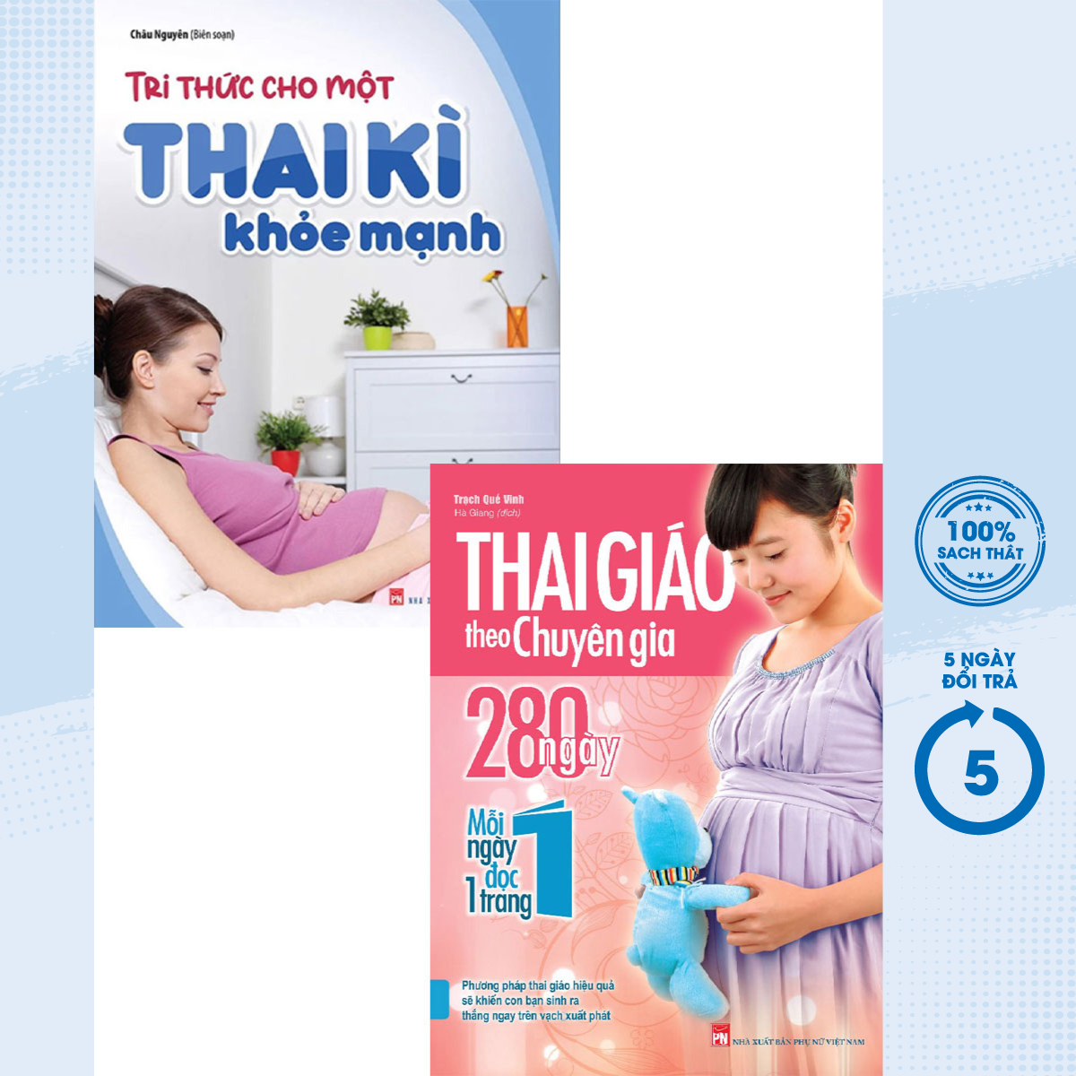 Sách - Combo Tri Thức Cho Một Thai Kì Khỏe Mạnh + Thai Giáo Theo Chuyên