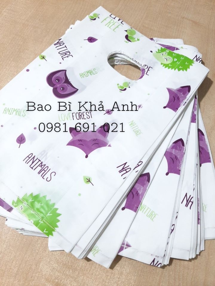 1 kg TÚI XỐP IN HÌNH ( Túi Xốp Gói Hàng, Túi Nilon Đựng Hàng) - Túi Hột Xoài Hàng