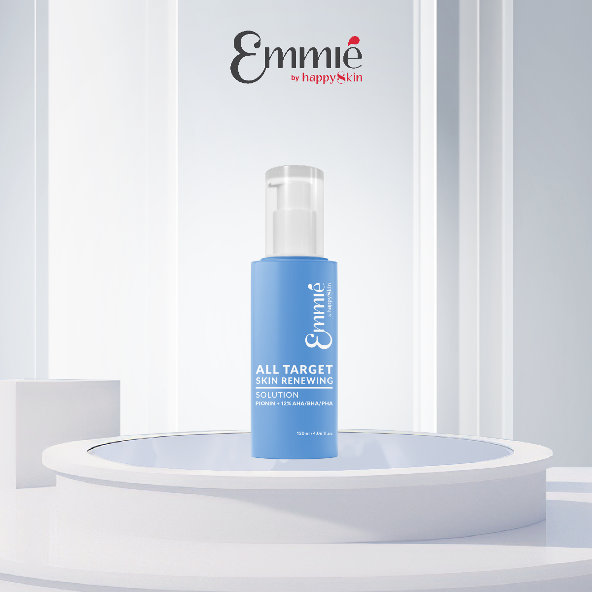 Dung dịch all target skin renewing solution pionnin + 12% aha/bha/pha emmié by happyskin