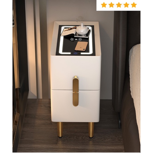 TAB ĐẦU GIƯỜNG SẠC KHÔNG DÂY ANTONIO LEATHER DESIGN DECOR