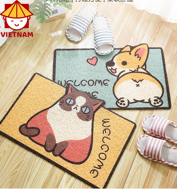 Thảm trải sàn nhà cute, Thảm trải nhà thiết kế mới, Kích thước 40x60