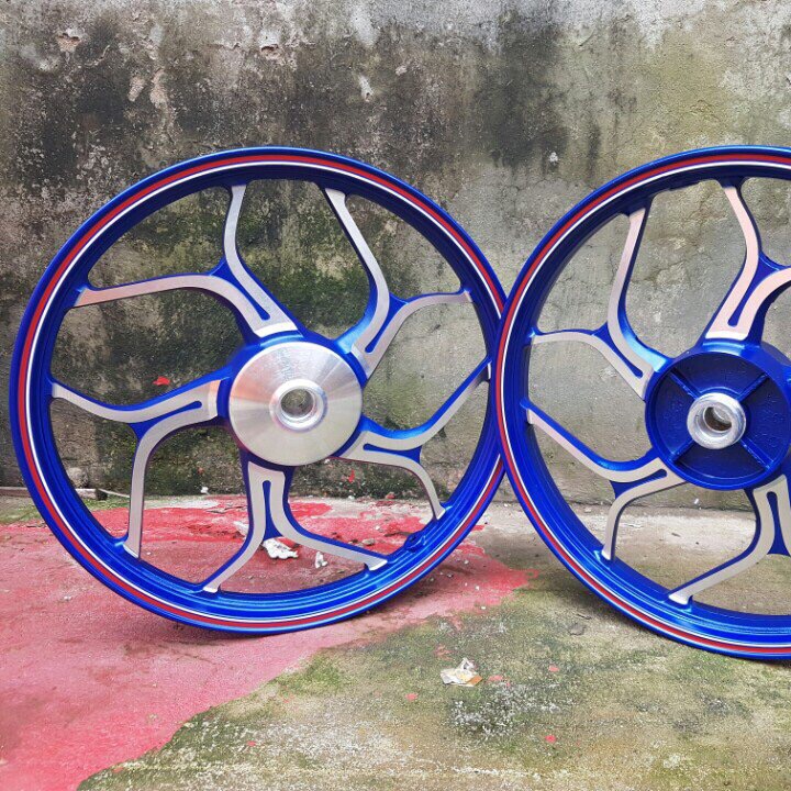 Bộ vành đúc 10 nan asio lắp các loại xe số